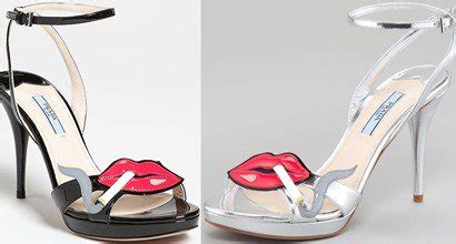 prada smoking lips shoes|Both Charlotte Olympia and Prada Gives Us Lip .